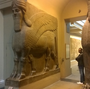Sculpture from the Palace of Tiglath-Pileser III at Nimrud; photograph by Angela Sutton-Vane 2015